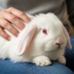 rabbit is sitting
