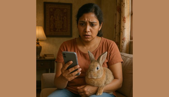 no rabbit vet available - bunny emergency at home